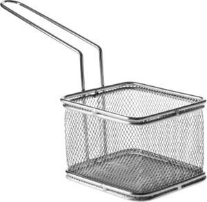Rectangular Mesh Basket With Handle 10X8X6.5***15108901
