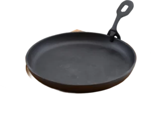 Cast Iron Plate With Wooden Base 22 Cm***10630912