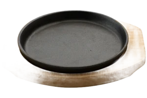 Cast Iron Plate With Wooden Base 19 Cm***10632517