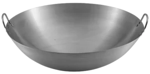 Chinese Wok 2 Handles Stainless Steel 50 Cm***16402050