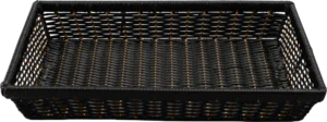 Gastronom Basket 1/1 Black 53X32.5X8.5 Cm***18729009