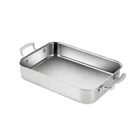 Rectangular Roaster 33X23X7 Cm Stainless Steel