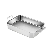 Rectangular Roaster 40X26X7.5 Cm Stainless Steel