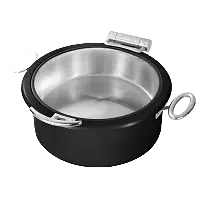 Shaping Round Pot 30X13 Black Glass Lid