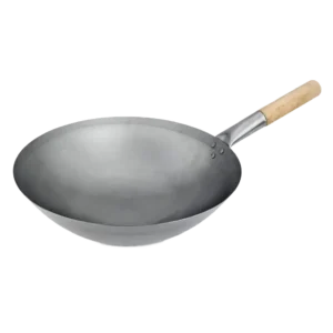 Wok Pan 35 Cm Wooden Handle