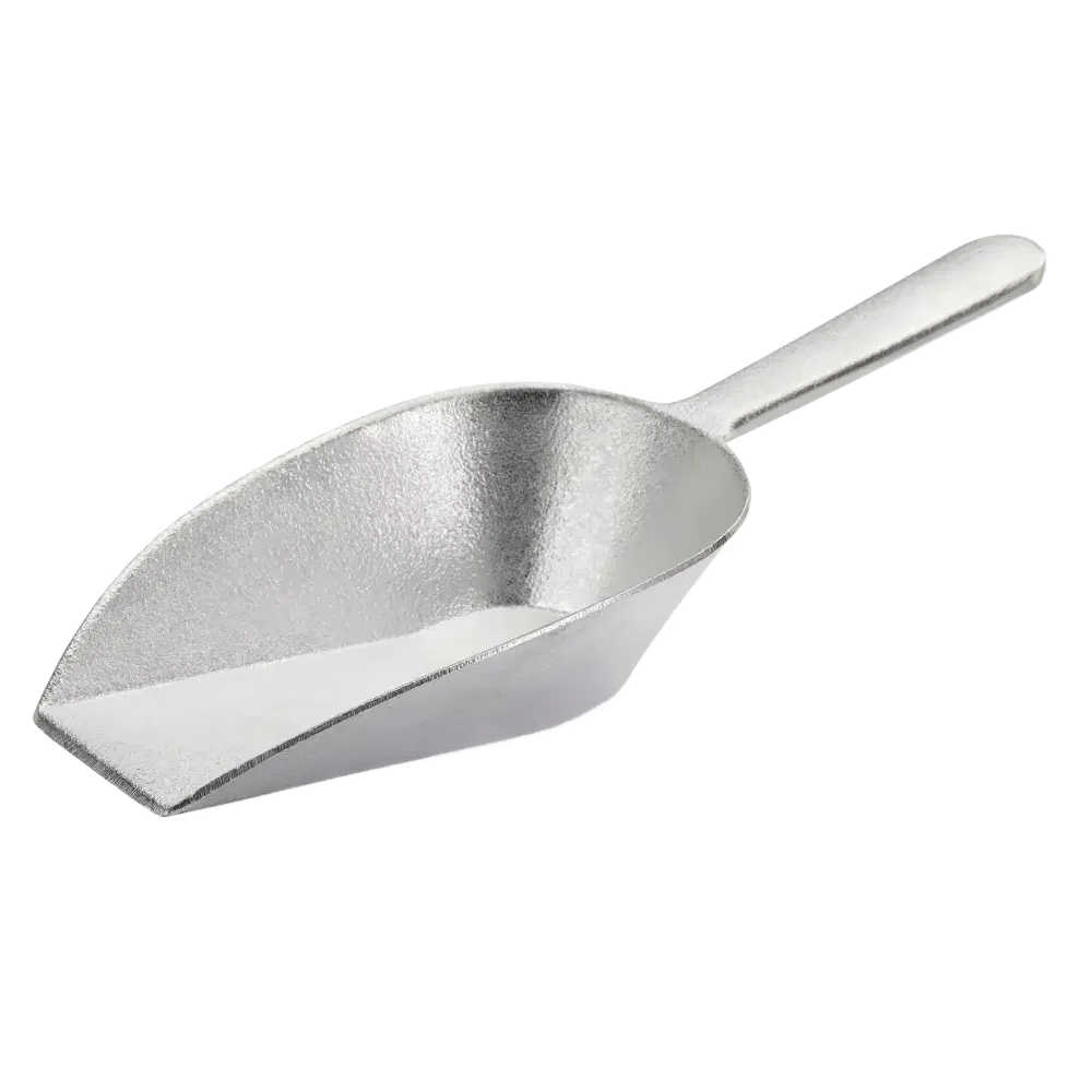Aluminum Food Spoon For Ice, Flat Base, 16 Oz