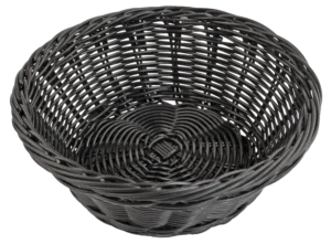 Straw-Like Basket 21 Cm Black
