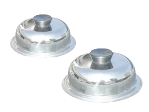 18Cm Stainless Steel Hamburger Lid + Handle***18118