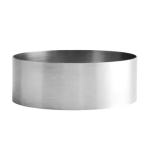 حلقة قطر 20 سم، ارتفاع 6.5 سم، ستانلس ستيل ***24015