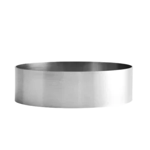 حلقة قطر 22 سم، ارتفاع 6.5 سم، ستانلس ستيل ***24016