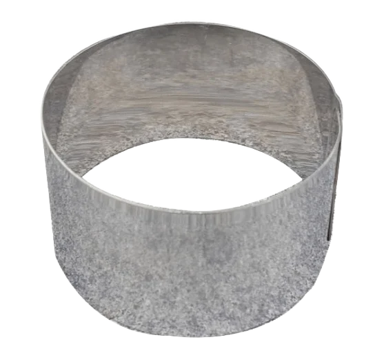 Round Centerpiece 10 Diameter Height 5 Cm Stainless Steel***24141