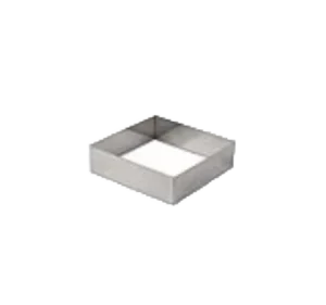 إطار مستطيل من الفولاذ المقاوم للصدأ 5×5 بوصة، ارتفاع 5 سم