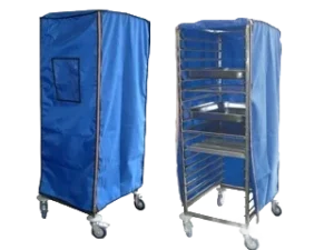 Stroller Cover 1/1 And 60/40 Tracks Blue + Transparent Front Zipper P.V.C***59222B