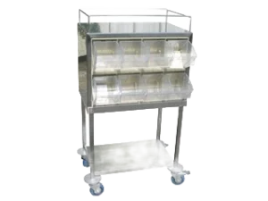 Double Spice Cart 16 Compartments (4 Compartments)