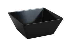 Square Conical Bowl 24 Cm Black Melamine***206510B