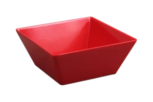 Square Conical Bowl 24 Cm Red Melamine***206510R