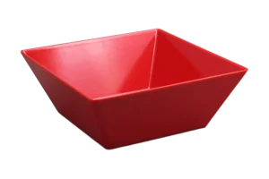 Square Conical Bowl 30 Cm Red Melamine***206512R