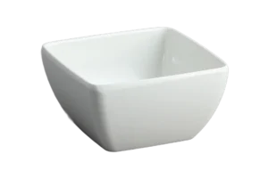 طبق محدب مربع 13 أبيض ميلامين ***206905