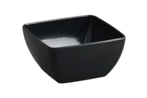 طبق محدب مربع 13 أسود ميلامين ***206905B