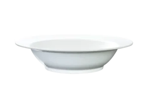 Bowl + Rim 9X38 White Melamine***207515