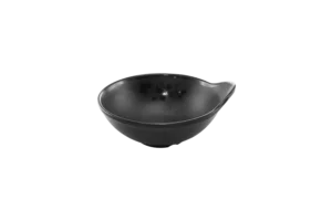 Bowl With Handle 11.5X10.6X5 Cm Skora Melamine Black***209345B