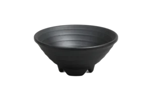 Zen Wind Conical Bowl 12.7X5.6 Black Melamine***217305B