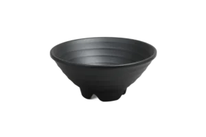 Zen Wind Conical Bowl 15.2X6.7 Black Melamine***217306B