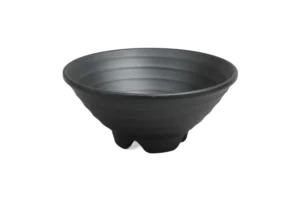 Zen Wind Conical Bowl 17.8X8.7 Black Melamine***217307B