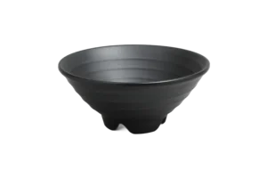 Zen Wind Conical Bowl 20.3X8.9 Black Melamine***217308B