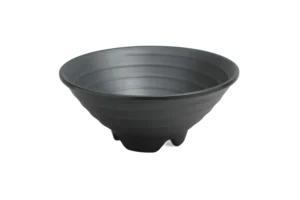 Zen Wind Conical Bowl 25.4X11 Black Melamine***217310B