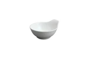 Bowl 11 Cm With Handle, White Melamine***219105