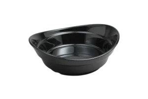 وعاء زنبق 20.2×18.2×6.6 ميلامين أسود ***221608B