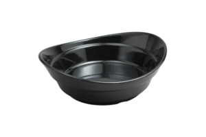 وعاء زنبق 23×21×8.5 ميلامين أسود ***221609B