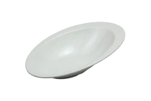 وعاء ياسمين مائل 27.7 × 18.3 × 7.2 ملامين أبيض *** 221711