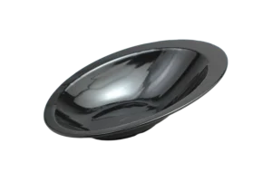 وعاء ياسمين مائل 27.7 × 18.3 × 7.2 ملامين أسود *** 221711B