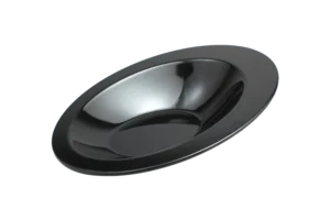 وعاء ياسمين مائل 34 × 23.7 × 8 ملامين أسود *** 221714B