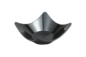 Rose Bowl 17.2X7.8 Black Melamine***221907B