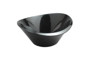 Vivian Bowl 23X22.5X10.5 Black Melamine***222109B