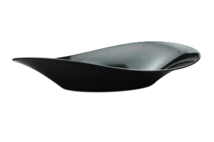 طبق بيضاوي ماندى 53×27×11 ميلامين أسود ***224521B