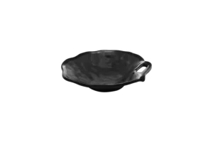 Sela Bowl With Handle 17.4 Cm Skura Black Melamine***410407B