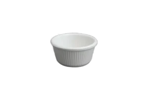 Rotaviya / Ramekin Stripes 9 Cm White Melamine - 8 Cm***503003