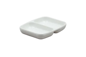 Melamine Divided Rotaviya 8.5*7 White Melamine***505203