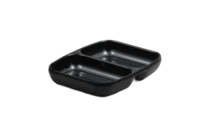 Melamine Divided Rotaviya 8.5*7 Black Melamine***505203B