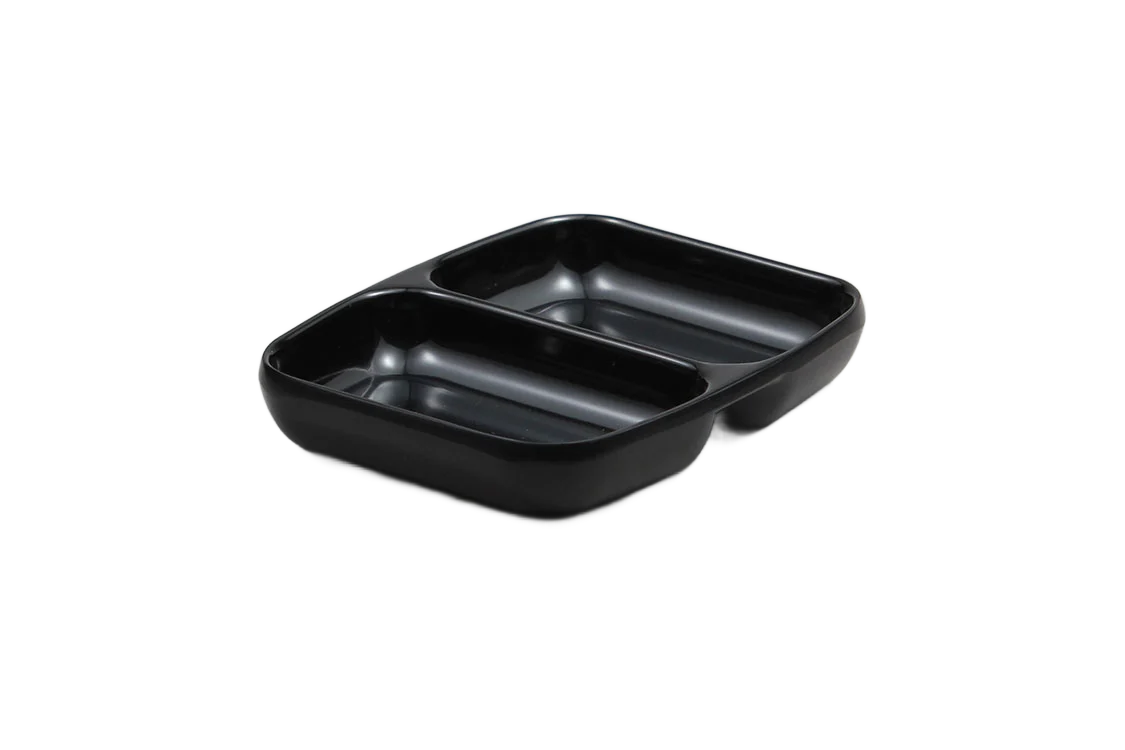 Melamine Divided Rotaviya 8.5*7 Black Melamine***505203B