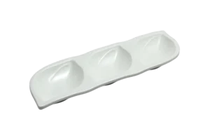 Rotaviya Divided Into 3 Compartments 27X8.7X2.6 White Melamine***531311