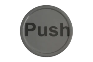 Push Button Push 10 Cm Melamine***0003