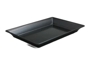 Deep Rectangular Mold 49.5X34.5 Black Melamine***100220B