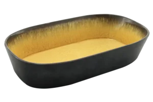 Gastronom 1/4-65 Capsule Mustard/Black Melamine***116414B26
