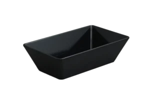 طبق تقديم مستطيل 7×15×25 ميلامين أسود ***117510B