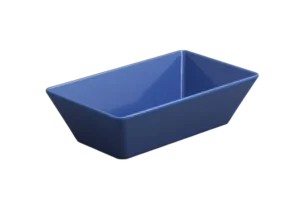 طبق تقديم مستطيل 7×15×25 ميلامين أزرق ***117510Bl
